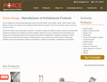 Tablet Screenshot of forcegroup.in